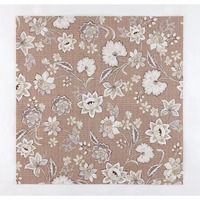 Tapis de Mahjong en caoutchouc floral lavande violet clair, imperméable, antidérapant, pliable, personnalisé, carré, pour table de jeu américaine
