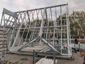 Struttura prefabbricata in acciaio leggero piccolo edificio per la casa un <span class=keywords><strong>kit</strong></span> di case con telaio <span class=keywords><strong>set</strong></span> hotel Triangle House - Product Image 6