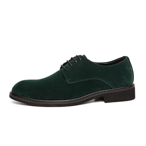 Scarpe Eleganti Casual da Uomo in Finta Pelle Scamosciata con Lacci, Modello Classico a Taglio Basso per Cerimonie e Business - Product Image 4