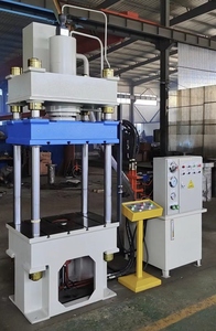 مكبس هيدروليكي أوتوماتيكي بأربعة أعمدة وثلاثة عوارض لصناعة العملات الذهبية بقوة 100 طن، يعمل بنظام التحكم الآلي PLC، 380 فولت/220 فولت - Product Image 4