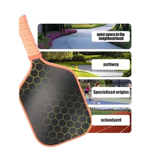 Tùy chỉnh Ergonomic tùy chỉnh pickleball Paddle Kit sợi thủy tinh sợi thủy tinh/<span class=keywords><strong>Graphite</strong></span> Racquet Set pickleball-mái chèo-Set - Product Image 6