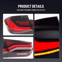 Feux arrière CREULI F30 F35 pour BMW Série 3 2012-2018, feux arrière transparents, prix d'usine