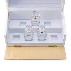 Advanced Packaging Handmade High Gloss Wooden Craft Perfume Jewelry Box Portable Piano Paint Clamshell for Gift Storage <b>Display</b> - Product Image 4