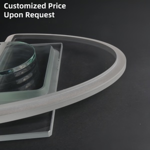 Vidrio Templado BOGLASS Personalizado Ultra Transparente de 10 mm con Borde Escalonado <span class=keywords><strong>para</strong></span> Iluminación, Cubiertas de Lámparas, Uso en Interiores - Product Image 1
