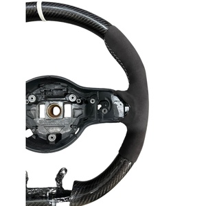 Volante Deportivo de Fibra de Carbono Auténtica con Cuero para Mercedes-Benz Clase C 2018-2020 G63 E S Cls Gle Glc W213 C63 W205 GT - Product Image 3
