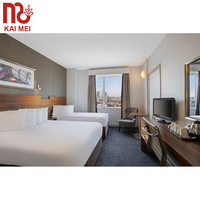 Solution clé en main pour hôtel 5 étoiles à Foshan, mobilier de chambre à coucher en bois sur mesure moderne pour appartement