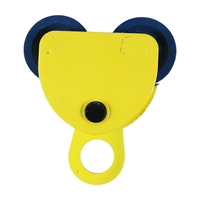 Logo personnalisé toutes sortes de modèles manuel Push I h Beam Chain Geared Lift Cart Monorail Gear Trolley