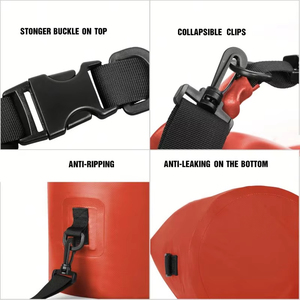 Sac à dos étanche pliable en PVC Bearhike 10L léger et personnalisé pour le camping, la natation, l'escalade et les excursions en plein air - Product Image 5