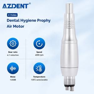 Pièce à main <span class=keywords><strong>dentaire</strong></span> à basse vitesse <span class=keywords><strong>pour</strong></span> polissage et prophylaxie, moteur pneumatique 4 trous - Product Image 2