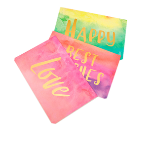 Tùy chỉnh sáng tạo thẻ giấy với từ Slogan Matt/Glossy cán in ấn Cảm ơn bạn Thẻ quà Tặng phiếu giảm giá thiết kế miễn phí - Product Image 1