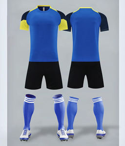 قمصان كرة قدم مخصصة بالجملة، زي رياضي للرجال، 100% بوليستر، جودة تايلاندية، سريع الجفاف، شعار واسم الفريق حسب الطلب - Product Image 3