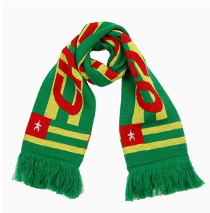 Op maat gemaakte groothandels fan-sjaals; hoogwaardig design fansjaal voor ondersteuning en aanmoediging; gebreide neksjaal promotie hete aanbieding - Product Image 5