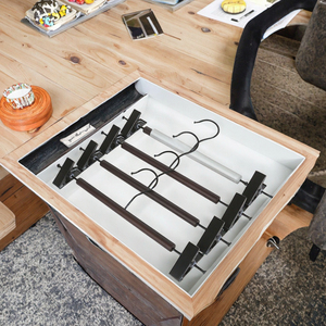Magasin de vêtements maison multifonctionnel sans couture jupe Clip bois tissu <span class=keywords><strong>pantalon</strong></span> <span class=keywords><strong>pantalon</strong></span> <span class=keywords><strong>cintre</strong></span> pour salle de bain et salon - Product Image 3