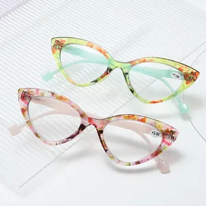 2024 Trendy Reading Glasses High Quality Blue Light Spring Hinge Light Weight For Woman And Man Newest Style Reading Glasses