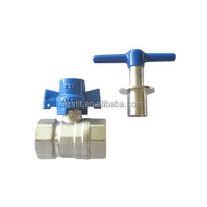Vanne à bille de compteur verrouillable en laiton 3/4 pouces DN20 KTC Sabre débitmètre d'eau clé de verrouillage actionner 25 <span class=keywords><strong>bar</strong></span> Type vanne à bille femelle - Product Image 5