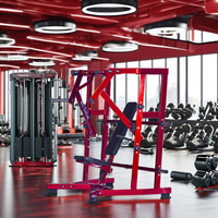 Station multifonction MPKS Fitness Factory Gym Machine Musculation SportI Split-Action Lower Oblique Push Chest