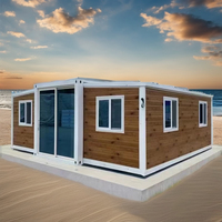 Maison conteneur extensible écologique JHCE1 avec trois chambres, résidence de luxe en conteneur extensible
