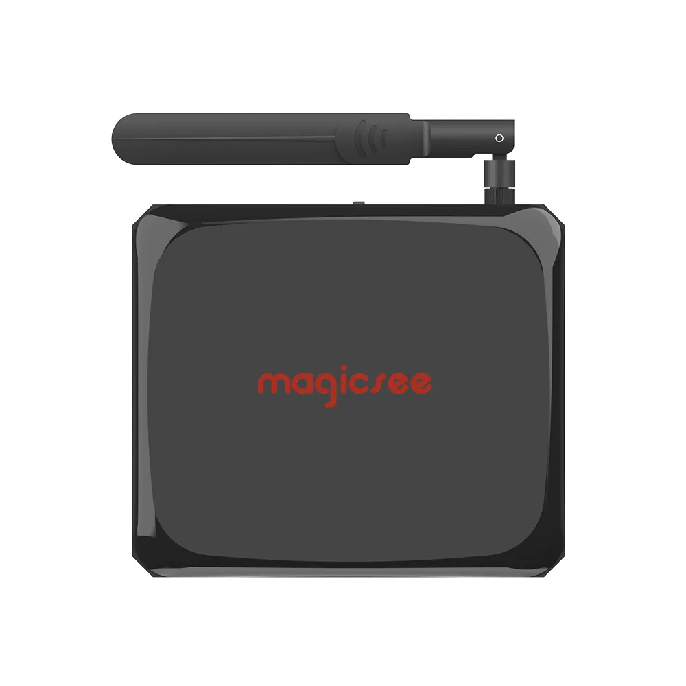 Magicsee n5 plus amlogic s905x3 Android 9.0 8k TV BOX with TF Card Slot support SATA hard disk set top box