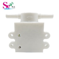 CE标准6毫米电动电磁阀2W DC12V塑料数控常闭阀用于水油灌装机控制阀