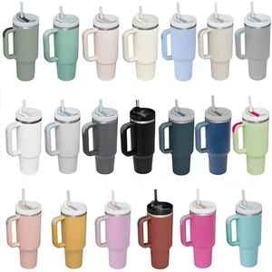 Vaso Térmico Grande de Acero Inoxidable 304 de 40 oz, Vaso <span class=keywords><strong>para</strong></span> Auto de Gran Capacidad con Asa, <span class=keywords><strong>para</strong></span> Camping y Uso en el Auto - Product Image 3