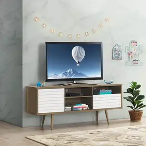 Anpassbare Moderne Tv-ständer für TVs bis zu 65'', für Home Wohnzimmer Schlafzimmer