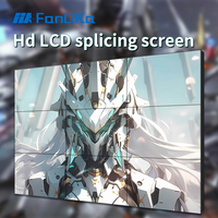Video Wall LCD sin Bordes de 55 Pulgadas, Pantalla Táctil con Marco Ultra Delgado de 3.5mm, Video Wall de Empalme 2x3 3x3 para Anuncios en Centros Comerciales