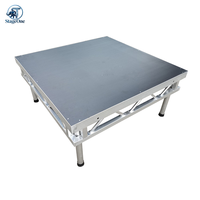Escenario de Aluminio para Eventos Móviles de Fácil Instalación con Diseño Modular, Capacidad de Carga de 1000 kg para Conciertos al Aire Libre y Uso Portátil