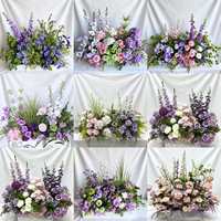 Bunga Hydrangea Buatan Tangan Modern, Lembut, Realistis, Bentuk Tanduk, Bunga Sutra Artifisial, Dekorasi Pernikahan, Natal, Tahun Baru, Warna Putih Hijau