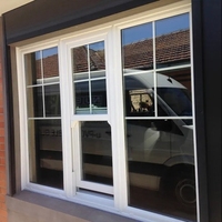 Ventanas de PVC para Interiores de Casa, Ventanas Corredizas de Vinilo y Plástico, Diseño Moderno, Ventanas Corredizas de PVC con Doble Acristalamiento