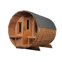 Vente Spéciale Usine : Sauna Traditionnel Extérieur Électrique en Bois Massif pour 2 Personnes avec Panneau de Commande Numérique, Idéal pour Villa