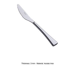 Couteau de table forgé Salvinelli Oceania en acier inoxydable 18/10, épaisseur 3,5 mm - Product Image 3