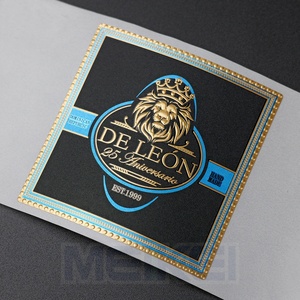 Tùy Chỉnh In Ấn Cá Nhân Không Keo Giấy Xì gà Ban Nhạc Vòng Nhãn Tem Nóng 24K Vàng Lá Dập Nổi Xì gà Ban Nhạc - Product Image 6