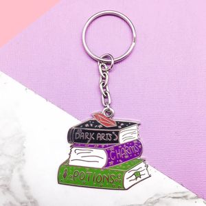 Новинка, индивидуальный логотип на заказ, металлическая жесткая эмалированная книга, брелок, подарок для любителей книг - Product Image 1