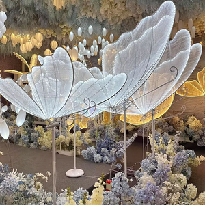 Butterfly LED Wedding Venue Decoration Metal Acrylic Road <strong>Props</strong> for <strong>Stage</strong> for Ceremonies Halls Parties - Product Image 2