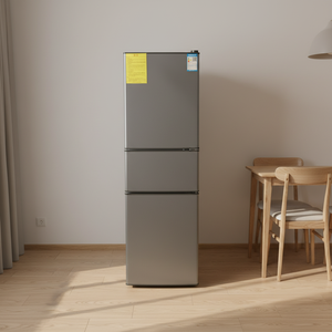 238L Large Capacity Three-Door Household <b>Refrigerator</b> With Compressor for Hotels 238l 238l - Product Image 1