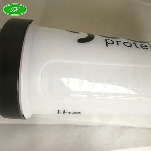 Botol plastik <span class=keywords><strong>Blender</strong></span> Protein bebas BPA dengan tanda ukur dengan pengocok Protein kustom botol air untuk olahraga Gym - Product Image 6