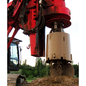Parti dell'impianto di perforazione di palificazione idraulica che perforano la benna di perforazione del secchio del suolo per la roccia altamente stagionata dell'argilla - Product Image 1