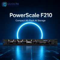 PowerScale F210 All Flash NAS 1U, Nœud NVMe évolutif, 128 Go, OneFS OS, NFS, SMB, S3, HDFS pour IA, Big Data, HPC