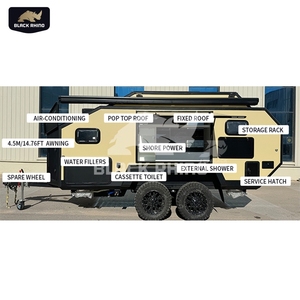 China Autocaravanas Caravan Motor Mover Black Rhino 22ft Rv Motorhomes Luxury Esquivar Caravana <span class=keywords><strong>All</strong></span> <span class=keywords><strong>Road</strong></span> Ht18 - Product Image 4