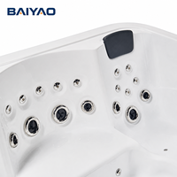 Spa de natation en acrylique au design moderne avec système Balboa pour mobilier de jardin extérieur, vente à prix réduit, piscine idromassaggio pour villas