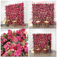 Panneau mural de fleurs artificielles en soie 5D 3D de haute qualité, moderne, fait main, durable, léger, au toucher naturel, pour la fête des mères