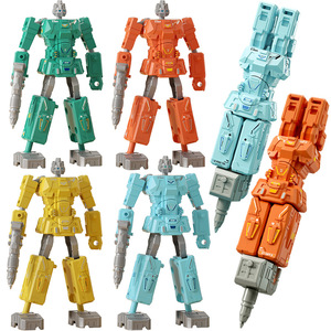 Robot transformable en forme de stylo pour enfants, jouet éducatif, ensemble de jeu éducatif, cadeau pour enfants de 7 à 14 ans, unisexe - Product Image 5