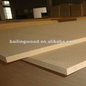 Pannello in Fibra di <span class=keywords><strong>Legno</strong></span> HDF <span class=keywords><strong>Grezzo</strong></span> 1220x2440mm, MDF Bianco E1 12mm/15mm/18mm per Mobili Moderni - Product Image 2