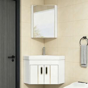 Nouvelle conception <span class=keywords><strong>de</strong></span> <span class=keywords><strong>meuble</strong></span>-lavabo mural triangulaire durable <span class=keywords><strong>et</strong></span> peu encombrant au design simple pour la maison - Product Image 6