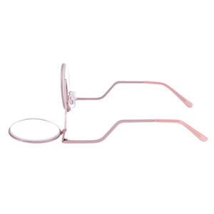 Gafas de Lectura Redondas de Metal para Mujer, Diseño Nuevo, OEM, para Maquillaje, Cualquier Color Pantone Disponible, CE - Product Image 3