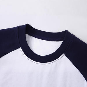 कस्टम 100% कपास टी-शर्ट यूनिसेक्स रैगलान क्रेवगर्दन रंग ब्लॉक लघु आस्तीन स्ट्रीटवियर डिजिटल प्रिंटिंग जापानी शैली ढीली - Product Image 4