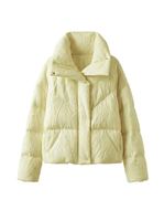 Veste d'hiver matelassée réversible à capuche avec doublure en cachemire, imperméable et coupe-vent
