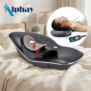 Dispositif de traction cervicale dynamique breveté Chine/États-Unis avec massage par impulsions pour la thérapie du cou et l'équipement de massage - Product Image 1