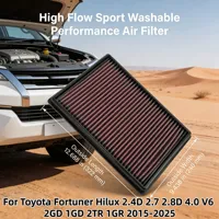 Nouveau filtre à air haute performance 178010L040 pour Toyota Fortuner Hilux 2.4D 2.7 2.8D 4.0 V6 2GD 1GD 2TR 1GR 2015-2025