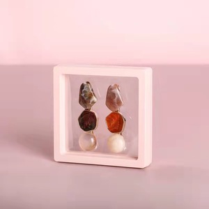 Boîte à bijoux flottante carrée noire en gros, lot en vrac, étui de présentation anti-poussière en film PE transparent <span class=keywords><strong>pour</strong></span> bijoux et lunettes - Product Image 2